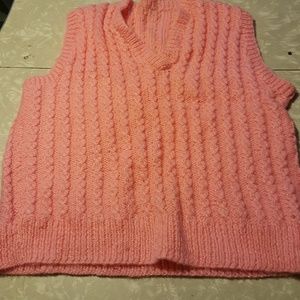 Woman's handmade knitted sweater